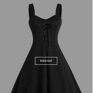 Summer Lace Up Corset Style Backless Dress